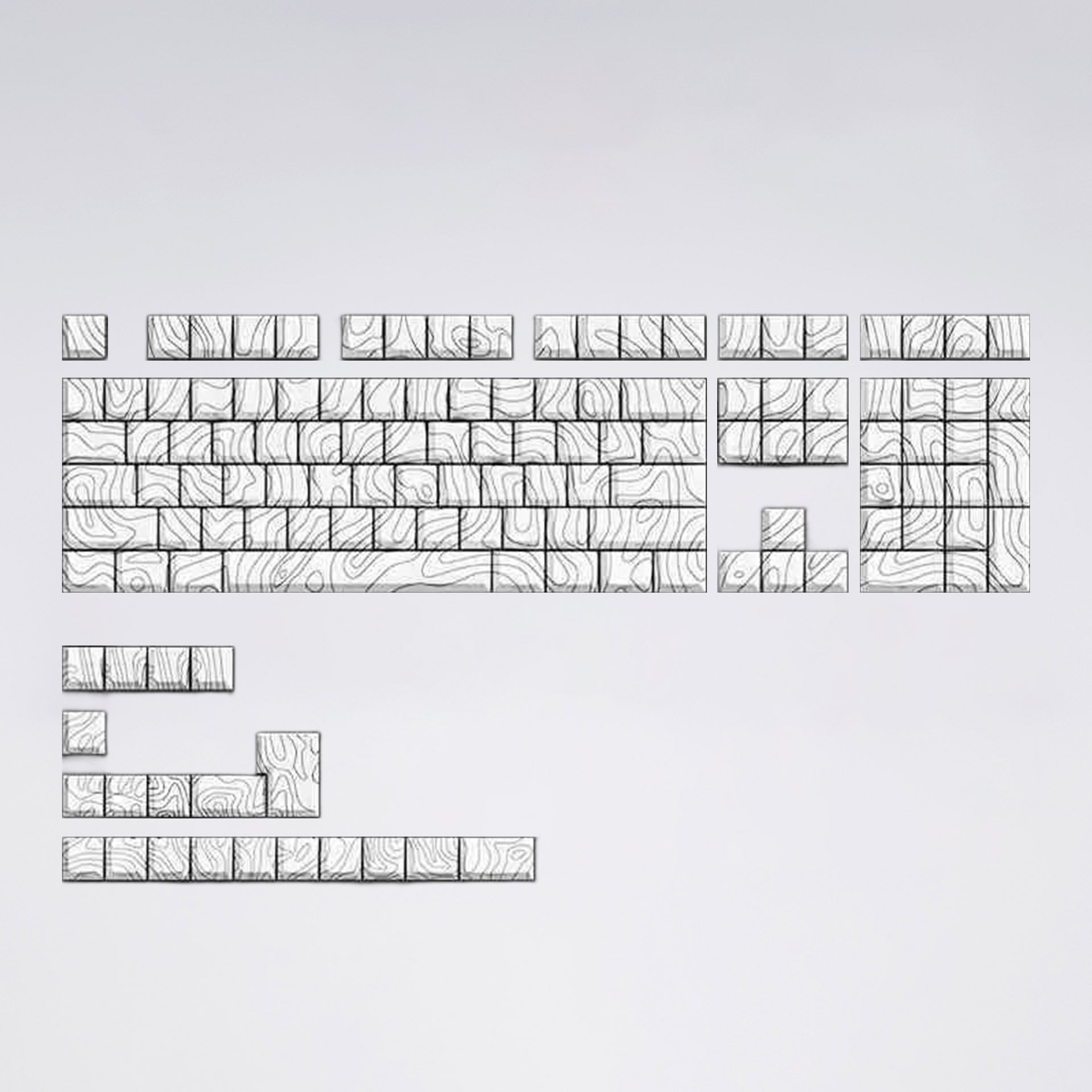 Topography Keycap Set