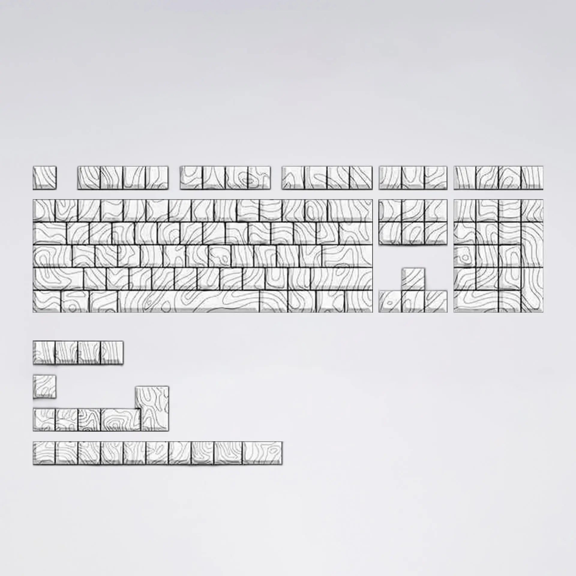 Topography Keycap Set